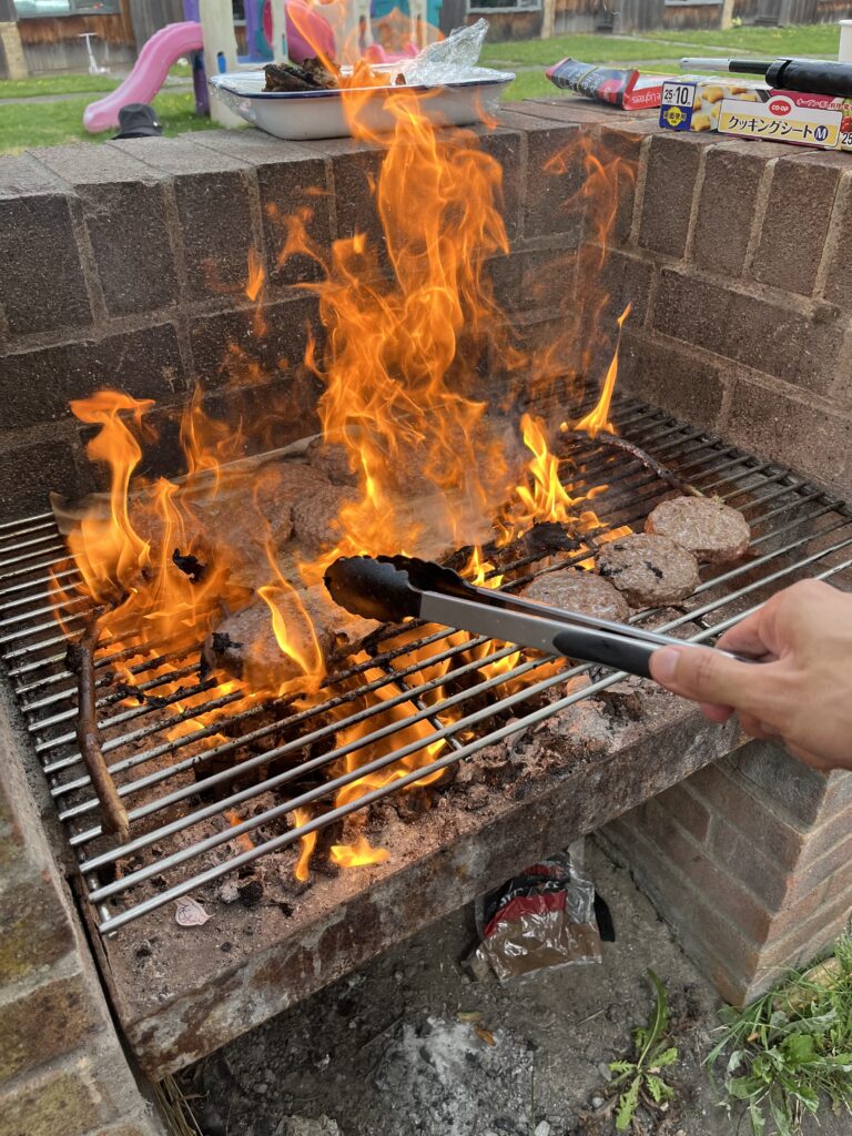 イギリスでBBQ