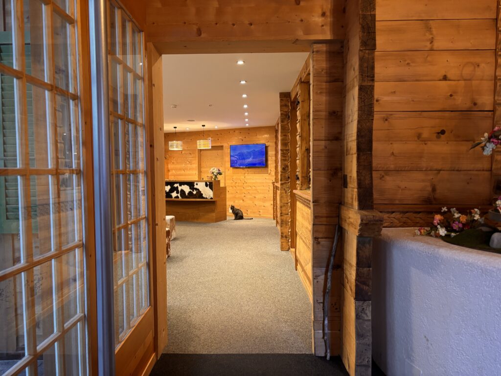 Hotel Alpenruhの内装