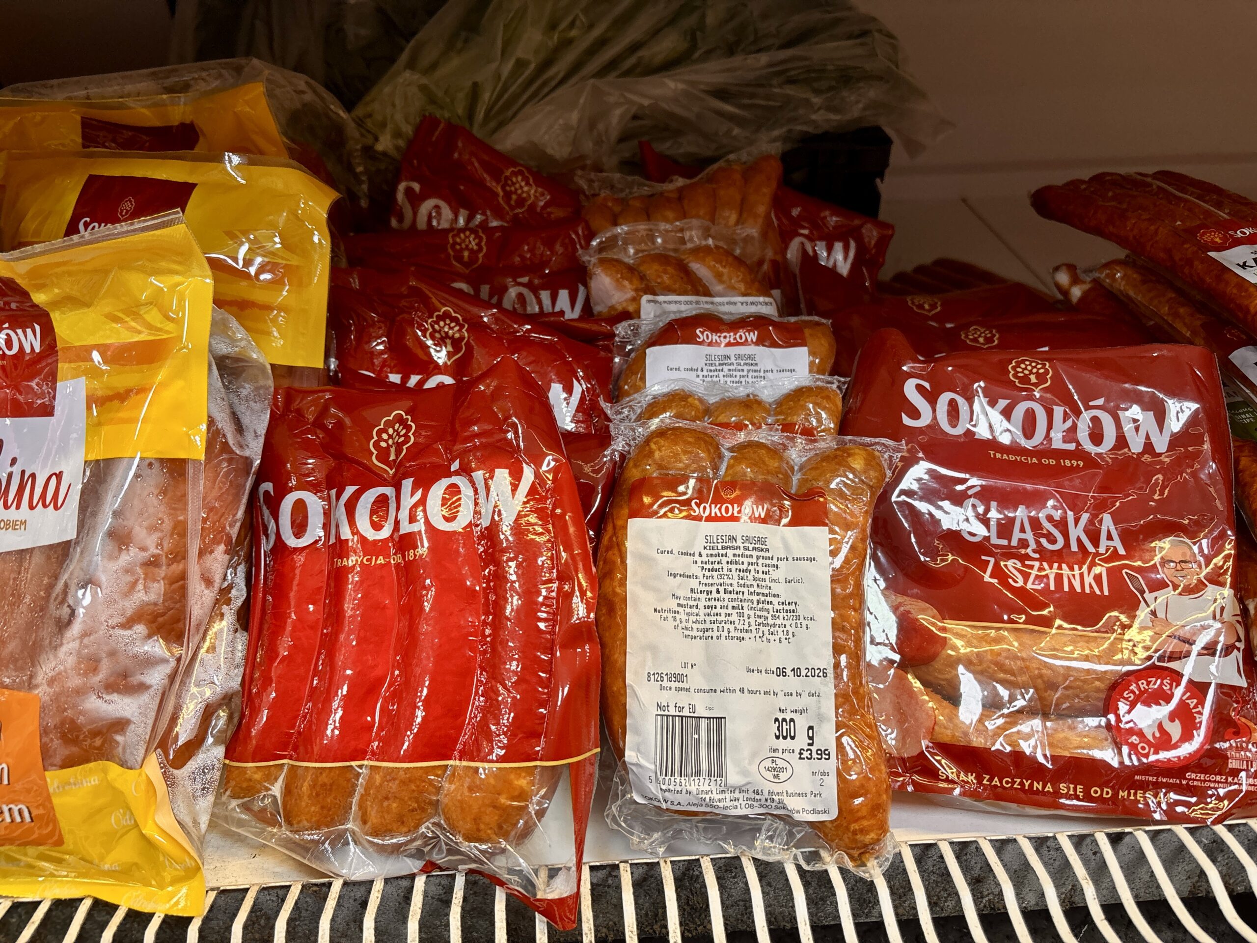 ロンドン・ポーランド系ソーセージが美味しい！