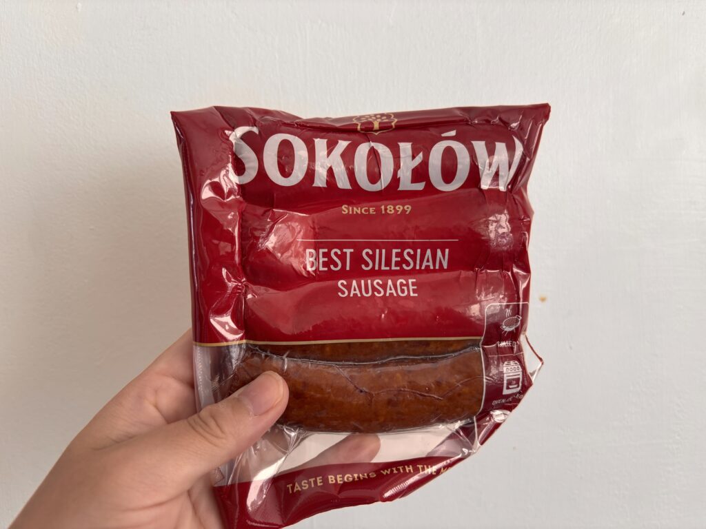 ロンドン・ポーランド系ソーセージが美味しい！