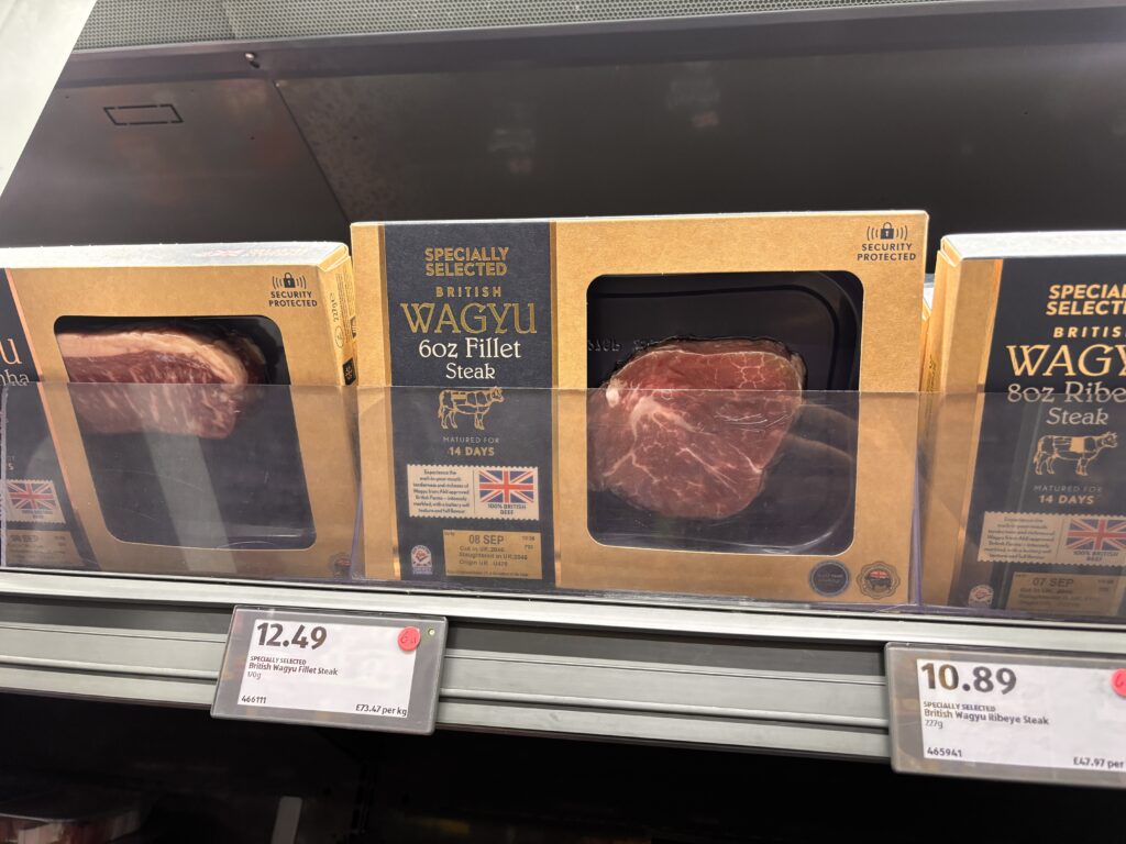 ALDI SPECIALLY SELECTEDの「WAGYU」ステーキ