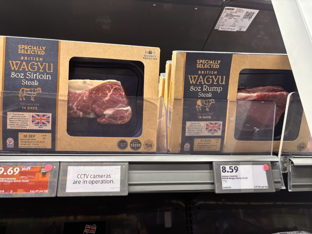 ALDI SPECIALLY SELECTEDの「WAGYU」ステーキ