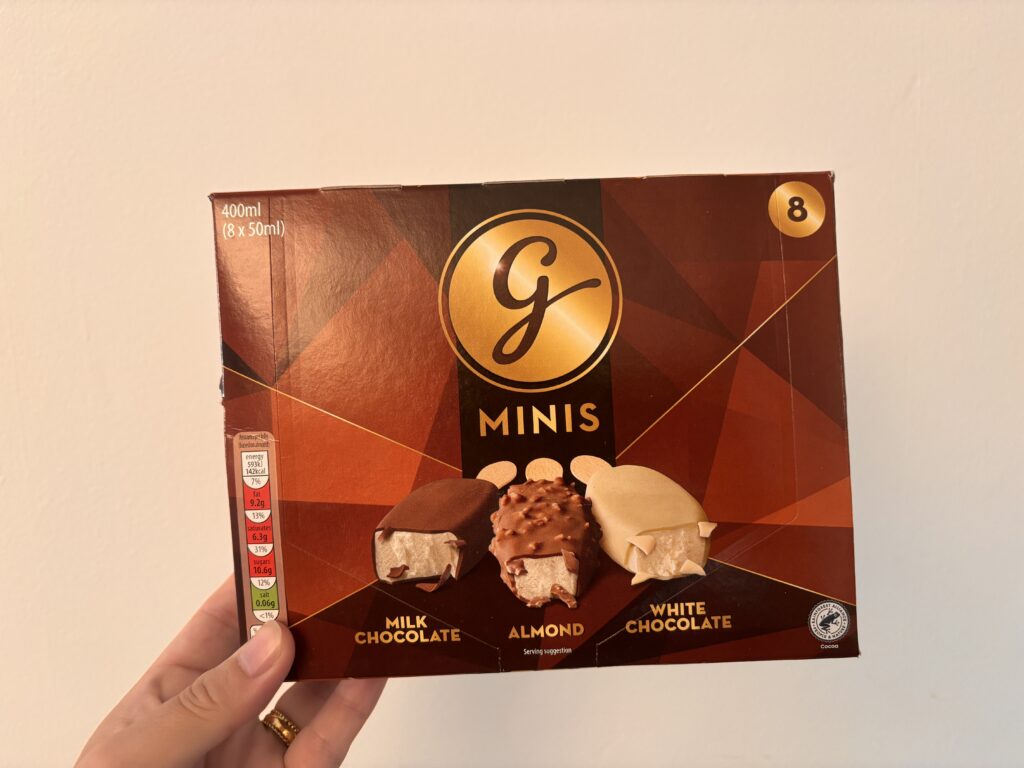 ALDIのおすすめのアイスクリーム「Gianni's」