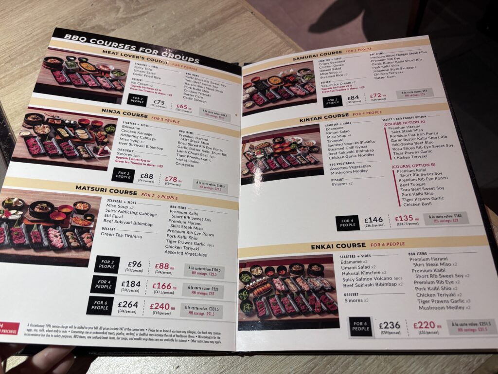 ロンドンの日本式焼肉レストラン Kintan Japanese BBQ