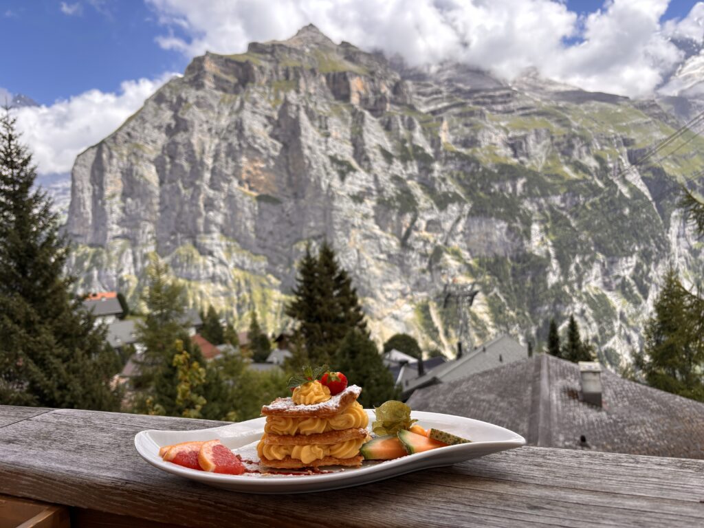 Hotel Alpenruhの併設レストラン