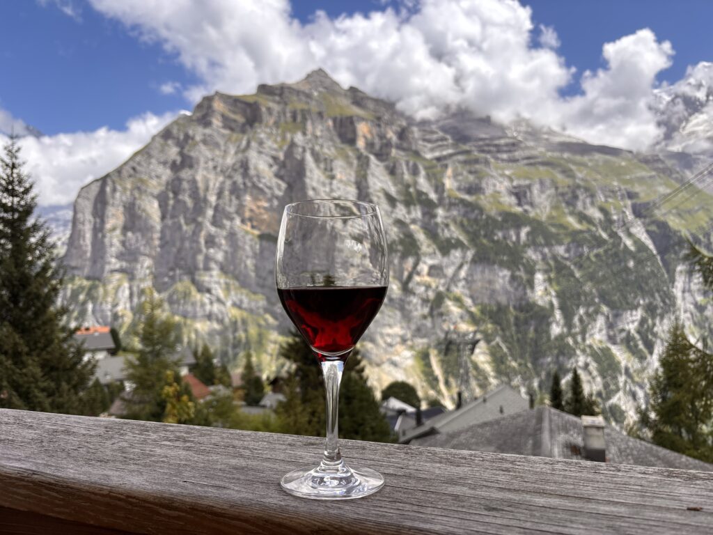 Hotel Alpenruhの併設レストラン