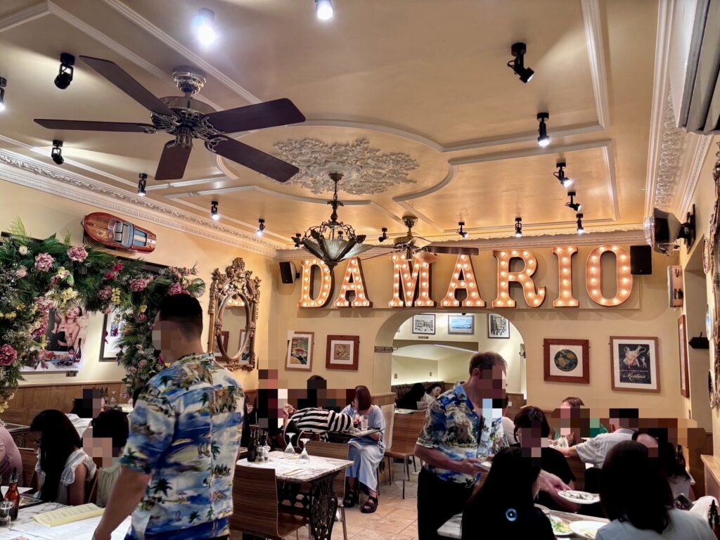 ダイアナ元皇太子妃お気に入りのイタリアンレストラン「Da Mario」
