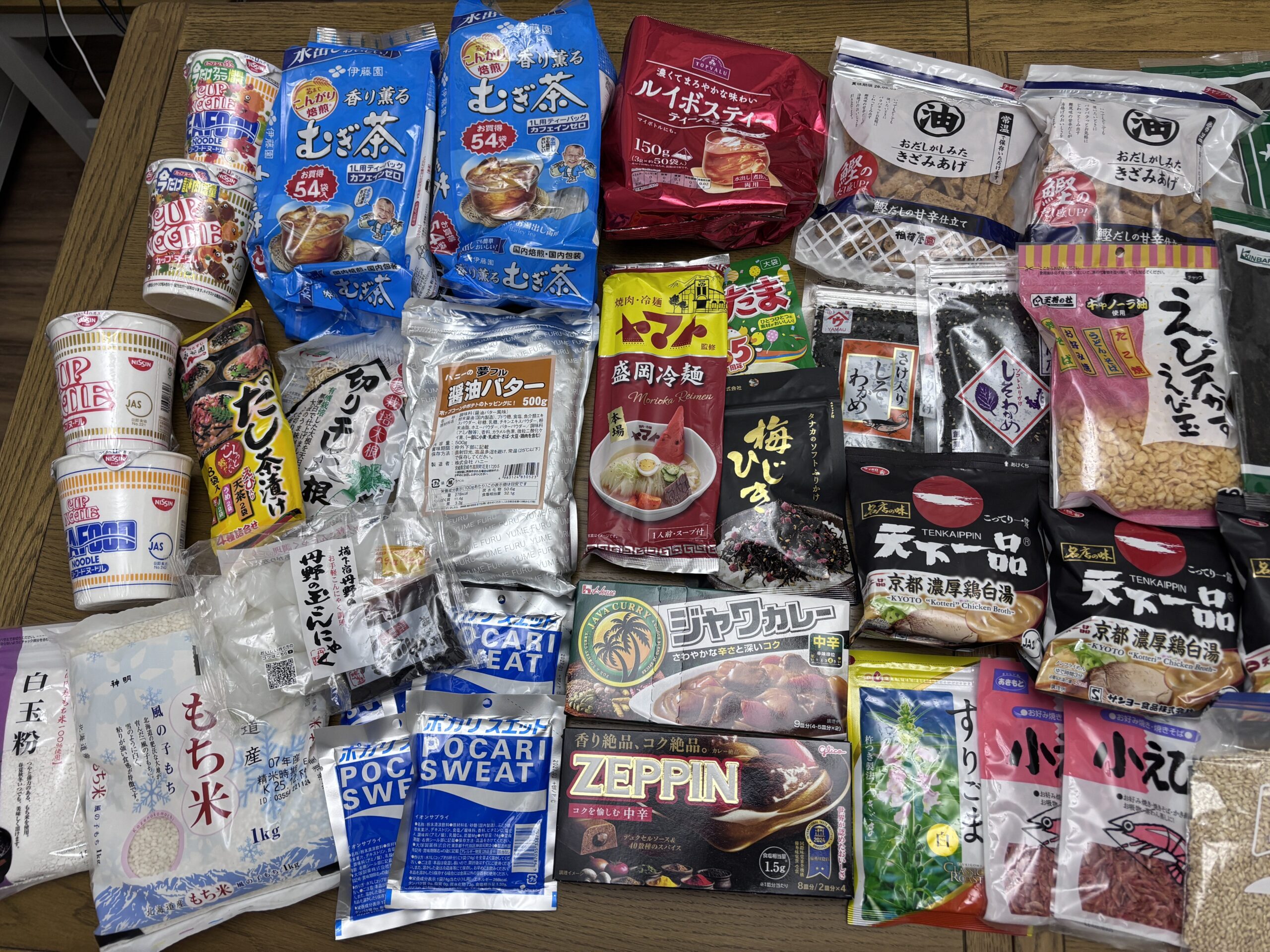 海外引越しで持ってきた食品類