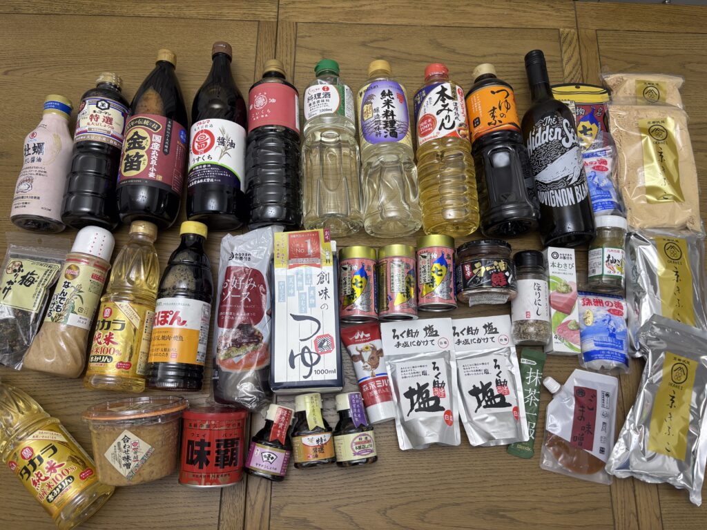 海外引越しで持参した調味料