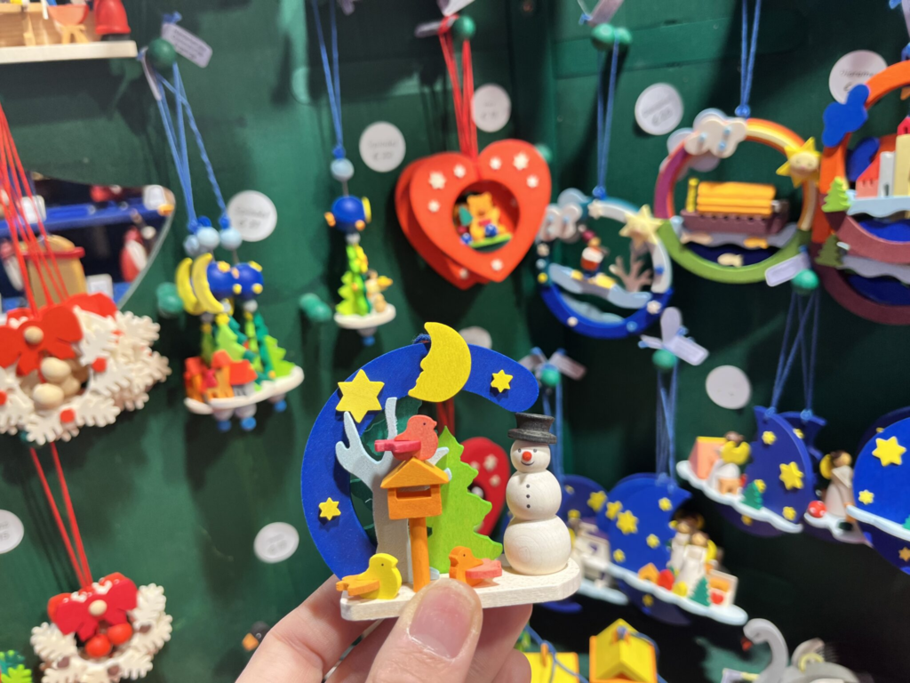 ドイツのクリスマスマーケットで購入したオーナメント